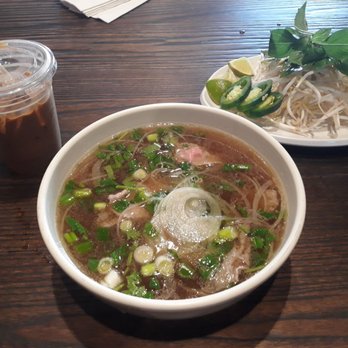 Viet Taste - Pho with steak and brisket, Ice coffee - Vietnamese Near Me - Norridge, Illinois Viet Taste - Pho with steak and brisket, Ice coffee - Vietnamese Near Me - Norridge, Illinois