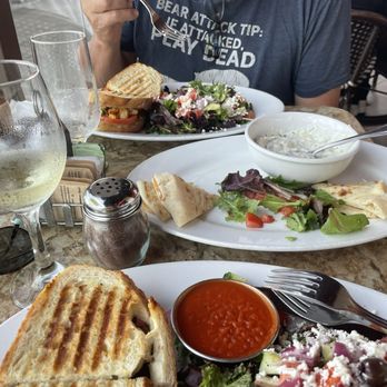 Panini Kabob Grill - Chicken paninis with side Greek salad - Mediterranean Near Me - Marina del Rey, California Panini Kabob Grill - Chicken paninis with side Greek salad - Mediterranean Near Me - Marina del Rey, California