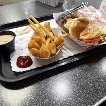 Johnny Rockets - Double Bacon Cheeseburger & Fries - Burgers Near Me - Las Vegas, Nevada Johnny Rockets - Double Bacon Cheeseburger & Fries - Burgers Near Me - Las Vegas, Nevada