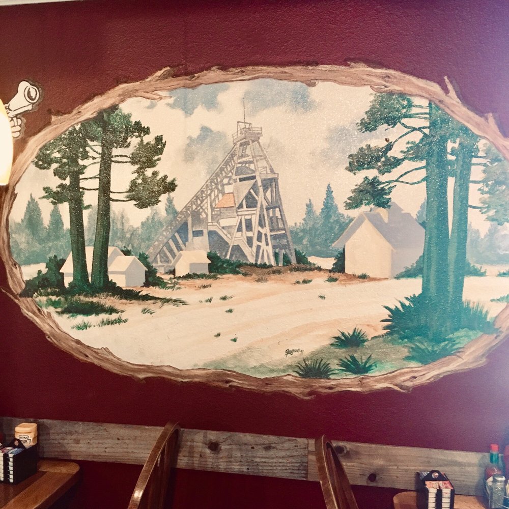 TJ's Roadhouse - Mural over table - American Near Me - Colfax, California TJ's Roadhouse - Mural over table - American Near Me - Colfax, California