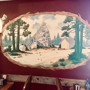 TJ's Roadhouse - Mural over table - American Near Me - Colfax, California
