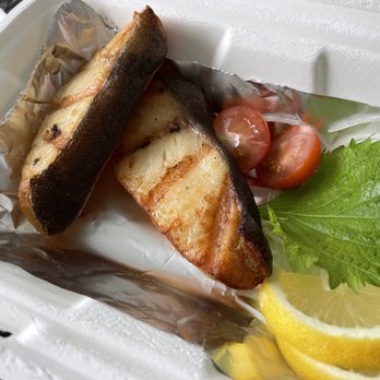 Bene Sushi - Black Cod ($19.00): good, but...it's really small for the price. - Japanese Near Me - West Vancouver, British Columbia Bene Sushi - Black Cod ($19.00): good, but...it's really small for the price. - Japanese Near Me - West Vancouver, British Columbia