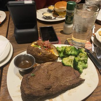 Outback Steakhouse - Prime rib, loaded baked potato, broccoli - Steakhouses Near Me - Cullman, Alabama