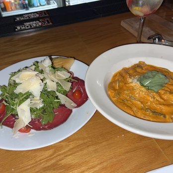 Romanacci - Trumbull - Insalata Bresaola and Arugula & Penne Vodka - Pizza Near Me - Trumbull, Connecticut