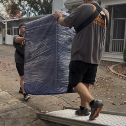 Movers carrying