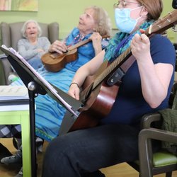 ElderHealth & Living Memory Village - Sing a long with local musician in our elder care home for Alzheimer's and dementia.