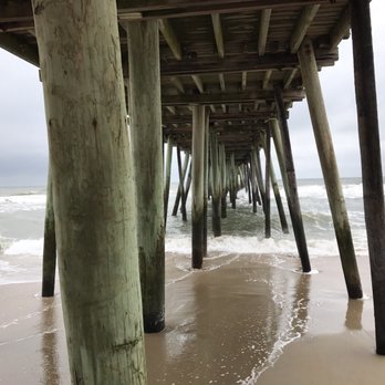 Virginia Beach - Under the pier. - Beaches Near Me