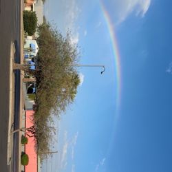 Sunshine Market - Rainbow outside of market