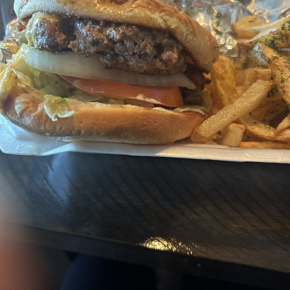Bacon Cheeseburger and Small Fries Bacon Cheeseburger and Small Fries