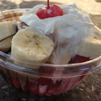 Bruster's Real Ice Cream - So it is a hot day and it got a little melted. But it is Banana Split Thursday! 1/2 off with your own banana! - Ice Cream & Frozen Yogurt Near Me - Jacksonville, Florida Bruster's Real Ice Cream - So it is a hot day and it got a little melted. But it is Banana Split Thursday! 1/2 off with your own banana! - Ice Cream & Frozen Yogurt Near Me - Jacksonville, Florida