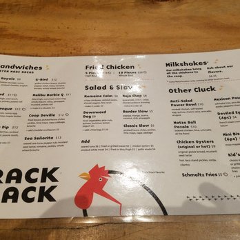 The Crack Shack - Chicken Shop Near Me - Costa Mesa, California