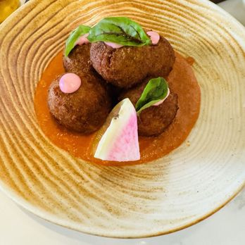 Saffron Modern Indian Dining - Tandoori Chicken Croquettes - Indian Near Me - Red Bank, New Jersey Saffron Modern Indian Dining - Tandoori Chicken Croquettes - Indian Near Me - Red Bank, New Jersey