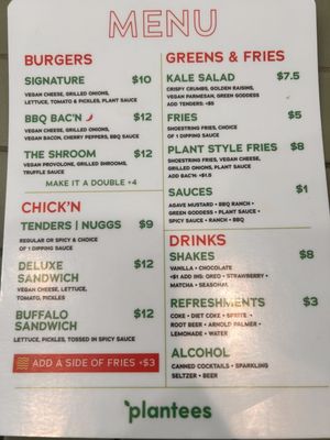 Menu photo 7 Plantees Orlando, FL