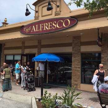 Cafe Alfresco - Looking at the entrance from Main St. - New American Near Me - Dunedin, Florida