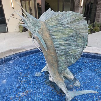 Coa Del Mar - Pretty marlin water fountain in the front - Seafood Near Me - Eagle, Idaho Coa Del Mar - Pretty marlin water fountain in the front - Seafood Near Me - Eagle, Idaho