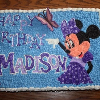 Carina's Cakes - Minnie Mouse Birthday Cake with buttercream frosting and gumpaste butterflies - Bakeries Near Me - Derry, New Hampshire Carina's Cakes - Minnie Mouse Birthday Cake with buttercream frosting and gumpaste butterflies - Bakeries Near Me - Derry, New Hampshire