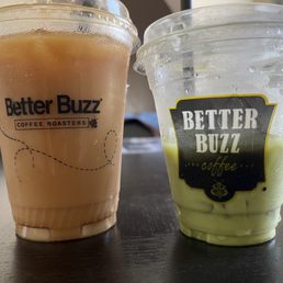 Iced Horchata Latte & Iced Matcha Orange Blossom with Coconut Milk Iced Horchata Latte & Iced Matcha Orange Blossom with Coconut Milk