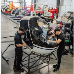Quantum Helicopters - We have a great maintenance team!  We are an authorized dealer Robinson Helicopter.