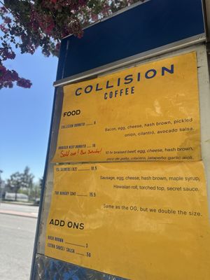 Menu photo 1 Collision Coffee Whittier, CA Menu photo 1 Collision Coffee Whittier, CA