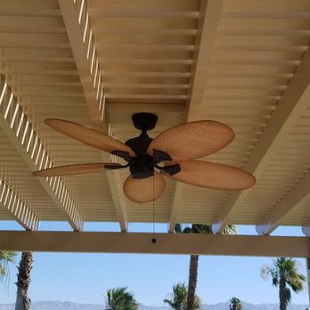 Shade Builders - And 2 fans - Patio Coverings Near Me - Palm Desert, California