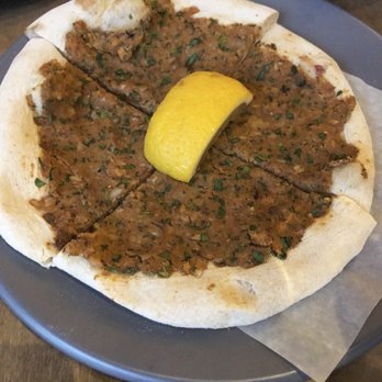 Lyra - Cauliflower lahmacun - not much flavor, ended up dipping in hummus - Middle Eastern Near Me - Nashville, Tennessee Lyra - Cauliflower lahmacun - not much flavor, ended up dipping in hummus - Middle Eastern Near Me - Nashville, Tennessee