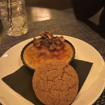 Mizu - Ginger crème brûlée - Seafood Near Me - Charlotte, North Carolina