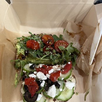 Sweet Aloha Bowls - Half of an Smashed Avocado Toastand Hummus Toast with hubby - Juice Bars & Smoothies Near Me - Royersford, Pennsylvania Sweet Aloha Bowls - Half of an Smashed Avocado Toastand Hummus Toast with hubby - Juice Bars & Smoothies Near Me - Royersford, Pennsylvania