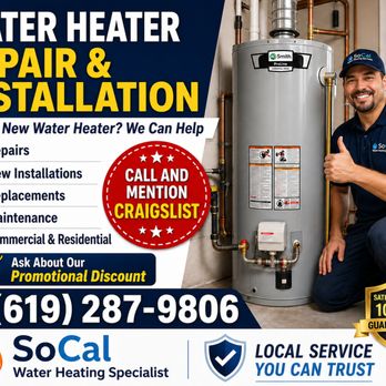So Cal Water Heating Specialists - Water Heater Installation/Repair Near Me - San Diego, California So Cal Water Heating Specialists - Water Heater Installation/Repair Near Me - San Diego, California