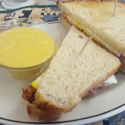 The Tin Pan Bakery and Bistro - Egg Benny Sandwich   Yum!