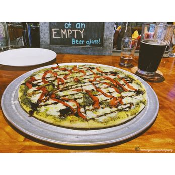 Grist Iron Brewing - Basil and mozzarella pizza | #IntenselyPassionatePhotography - Breweries Near Me - Burdett, New York Grist Iron Brewing - Basil and mozzarella pizza | #IntenselyPassionatePhotography - Breweries Near Me - Burdett, New York