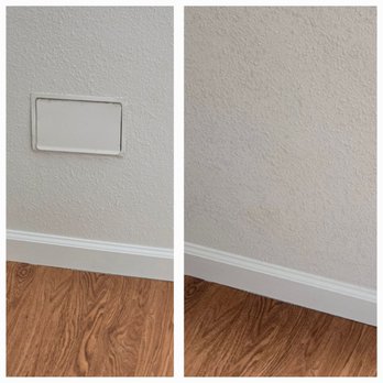 Champion Handyman - He removed a pass-through mailbox to our house. Removed and replaced it with drywall and put an orange peel finish to perfection. - Handyman Near Me Champion Handyman - He removed a pass-through mailbox to our house. Removed and replaced it with drywall and put an orange peel finish to perfection. - Handyman Near Me