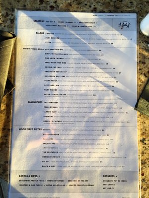 Menu photo 8 Cork & Pig Tavern Odessa, TX