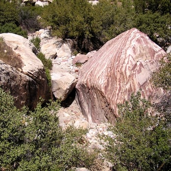 First Creek Trail - Striped sandstone. - Hiking Near Me - Las Vegas, Nevada