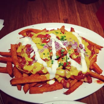 Veggie Grill by Next Level - chili cheese sweet potator fries - Vegan Near Me - Long Beach, California Veggie Grill by Next Level - chili cheese sweet potator fries - Vegan Near Me - Long Beach, California