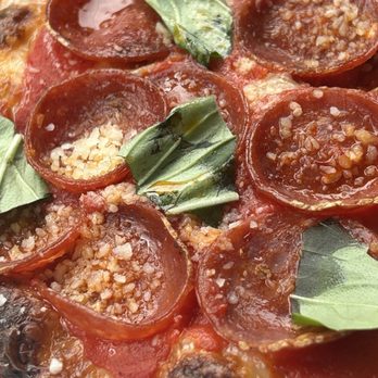 Naughty Pie Nature - Up close pepperoni - Pizza Near Me - Los Angeles, California Naughty Pie Nature - Up close pepperoni - Pizza Near Me - Los Angeles, California