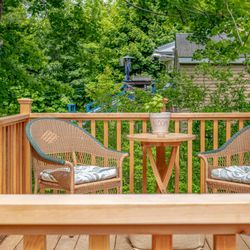 Ethos Carpentry - Red Cedar Deck, Portland, ME
