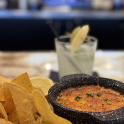 The Strand DC - Crab dip and margarita