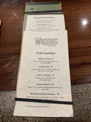 Menu photo 7 Wilson's Eatery Raleigh, NC