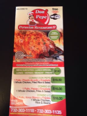 Menu photo 3 Don Pepe Peruvian Restaurant Freehold, NJ Menu photo 3 Don Pepe Peruvian Restaurant Freehold, NJ