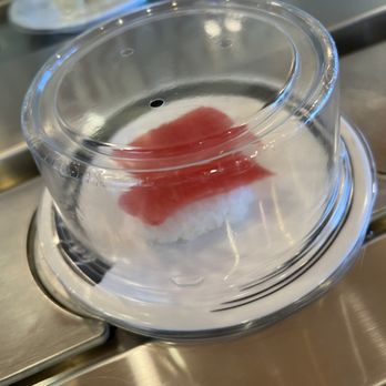 Fuji Revolving Sushi Bar - THIN "maguro" on the belt. I didn't even try it... - Sushi Bars Near Me - Cypress, California Fuji Revolving Sushi Bar - THIN "maguro" on the belt. I didn't even try it... - Sushi Bars Near Me - Cypress, California