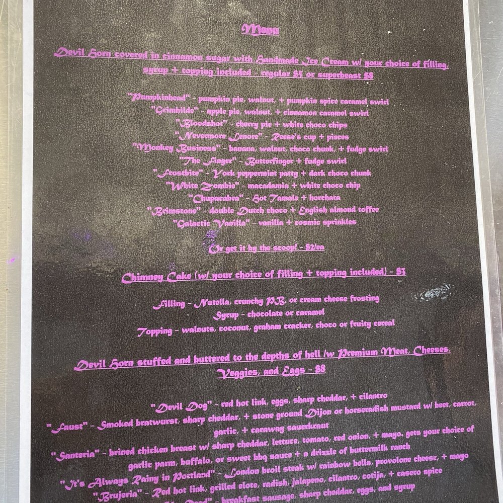 Devilishly Delicious Delights - Menu - sweet and savory! Breakfast! Butter! - Breakfast & Brunch Near Me - Portland, Oregon Devilishly Delicious Delights - Menu - sweet and savory! Breakfast! Butter! - Breakfast & Brunch Near Me - Portland, Oregon