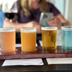 Inlet Prohibition Company - Flight of 4 different beers on tap