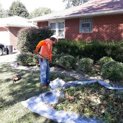 Diamond Cut Lawn Care - Cleaning up the landscape (leaf removal)