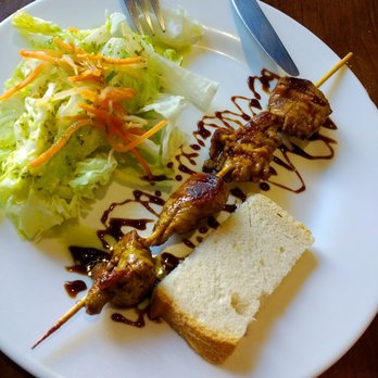 La Taberna - La Taberna, Ronda 2-10-18 -- Pinco de Cordero con miel de cana (lamb kebab with honey) - Tapas/Small Plates Near Me - Ronda, Massachusetts