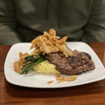 Olive Tree Diner - Ribeye steak, mashed potatoes and asparagus - Desserts Near Me - Mocksville, North Carolina Olive Tree Diner - Ribeye steak, mashed potatoes and asparagus - Desserts Near Me - Mocksville, North Carolina