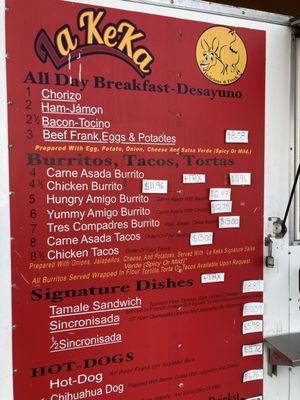 Menu photo 4 La Keka Mexican Food Denver, CO Menu photo 4 La Keka Mexican Food Denver, CO