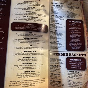 Buckhorn Saloon - Menu - Pizza Near Me - Lake, Michigan Buckhorn Saloon - Menu - Pizza Near Me - Lake, Michigan