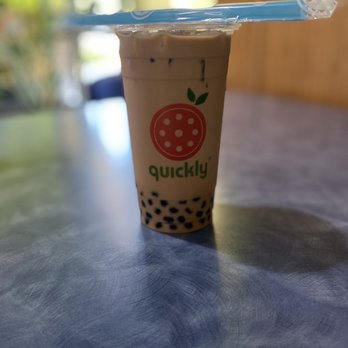 Quickly Brentwood - My favorite  pearl milk tea - Bubble Tea Near Me - Brentwood, California