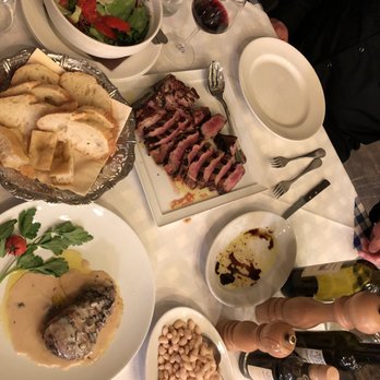 Il Telogo - Pictured here is the Fiorentina steak and the Filetto Tartufo with the green insalata and side of fagioli. Was delicious! - Pizza Near Me - Cerreto Guidi, FI Il Telogo - Pictured here is the Fiorentina steak and the Filetto Tartufo with the green insalata and side of fagioli. Was delicious! - Pizza Near Me - Cerreto Guidi, FI