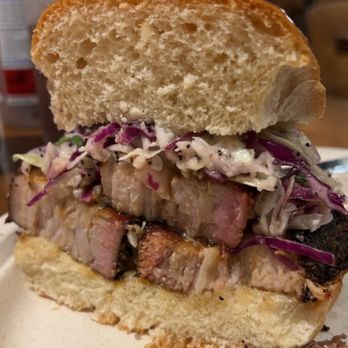 Mabel's BBQ - Pork belly sandwich - Barbeque Near Me - Cleveland, Ohio Mabel's BBQ - Pork belly sandwich - Barbeque Near Me - Cleveland, Ohio